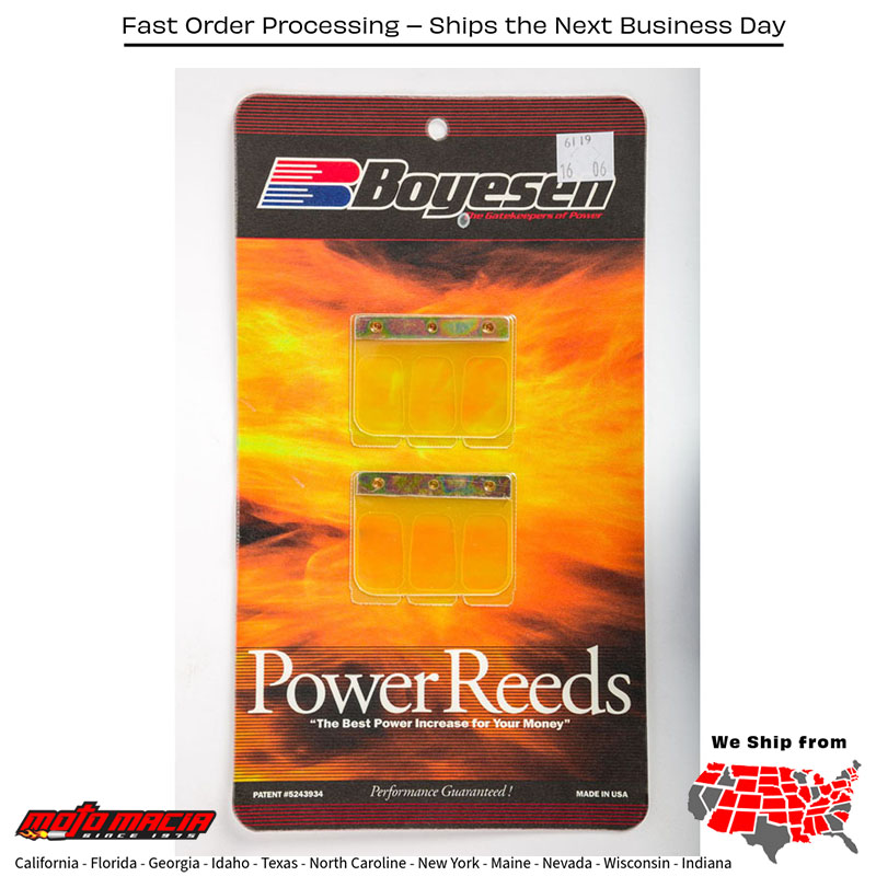 BOYESEN Motorcycle Reeds Yamaha Yz125 2004-2004