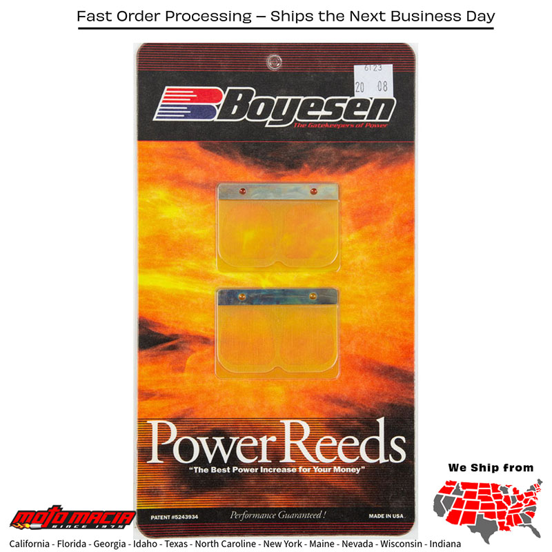 BOYESEN Motorcycle Reeds Suzuki Rm250 2004-2008