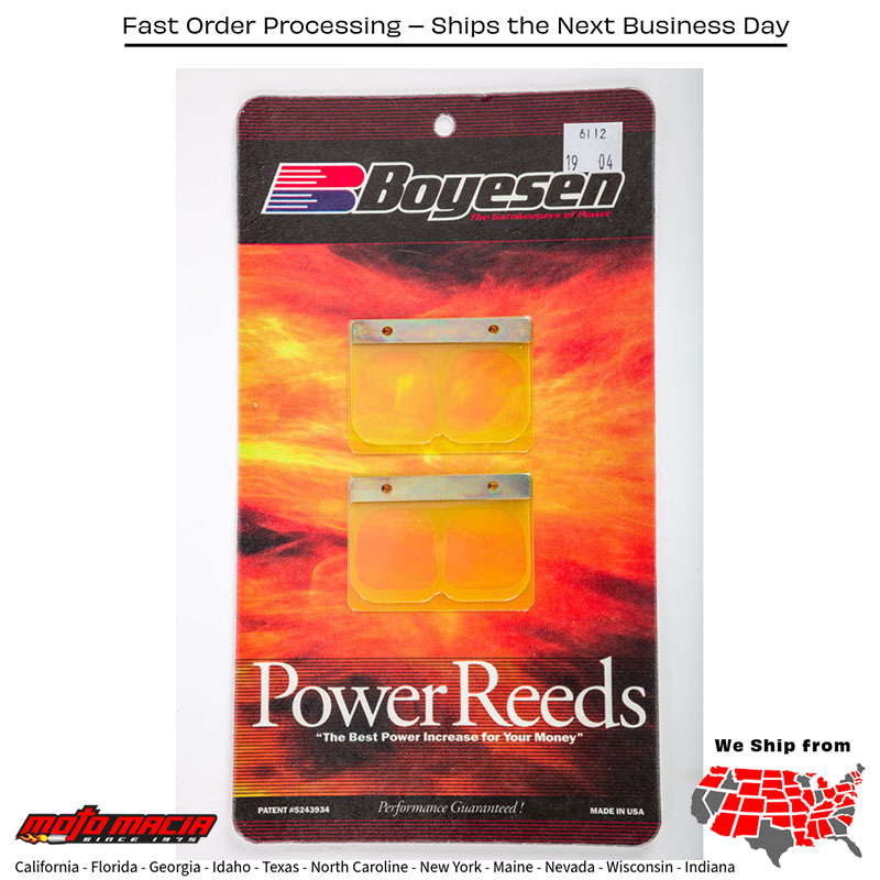BOYESEN Motorcycle Reeds Yamaha Yz250 2003-2004