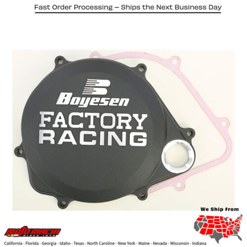 BOYESEN Factory Racing Clutch Cover Black Honda Crf450rx 2017-2020 Crf450r...