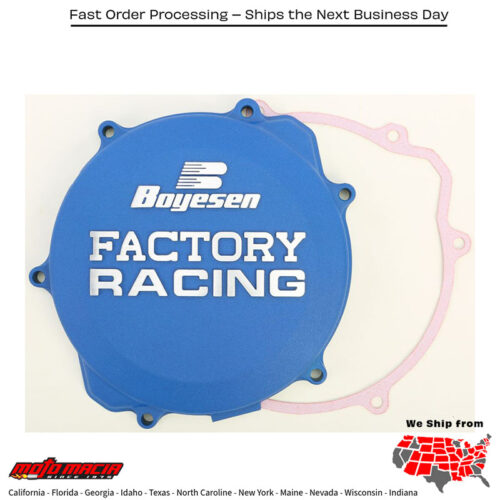 BOYESEN Factory Racing Clutch Cover Blue Yamaha Yz250x 2016-2019 Yz250 1999-2019