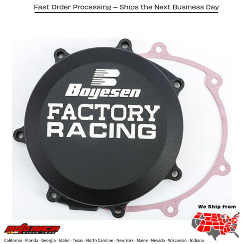 BOYESEN Factory Racing Clutch Cover Black Yamaha Yz250fx 2018-2019 Wr250f 20...