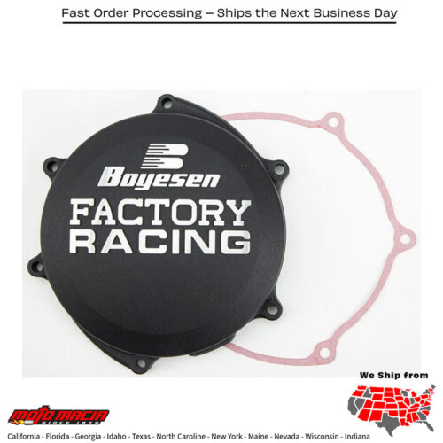 BOYESEN Factory Racing Clutch Cover Black Yamaha Yz250f 2019-2020