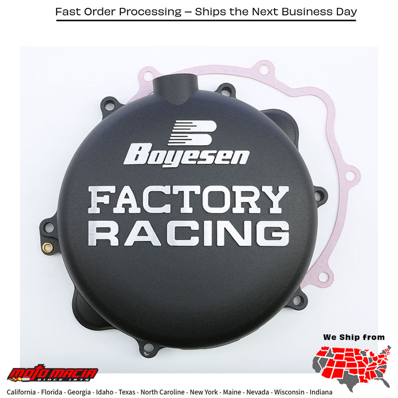BOYESEN Factory Racing Clutch Cover Black Ktm 250 Sx 2003-2008 250 Xc...