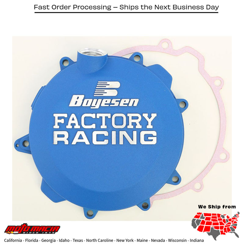 BOYESEN Factory Racing Clutch Cover Blue Husqvarna Tx 300 2017-2018 Te 30 more