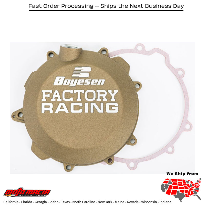 BOYESEN Factory Racing Clutch Cover Magnesium Husqvarna Tx 300 2017-2018 more