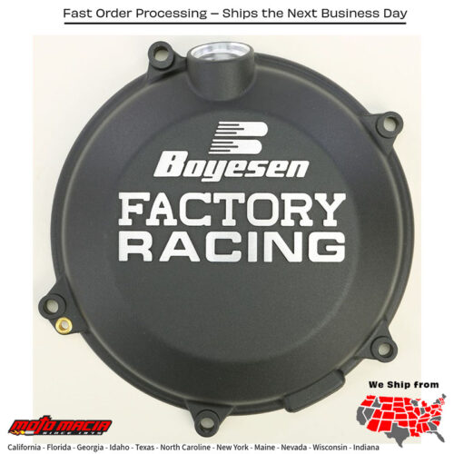 BOYESEN Factory Racing Clutch Cover Black Husqvarna Fx 450 2017-2019 Fc 4 more
