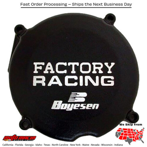 BOYESEN Factory Racing Ignition Cover Black Honda Cr250r 1986-2001