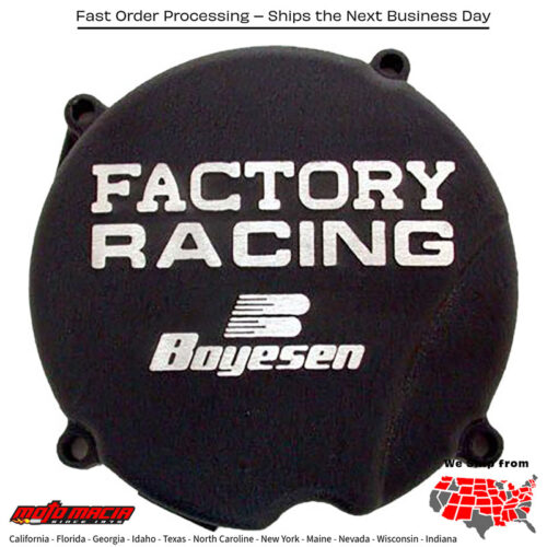 BOYESEN Factory Racing Ignition Cover Black Honda Cr500r 1984-2001