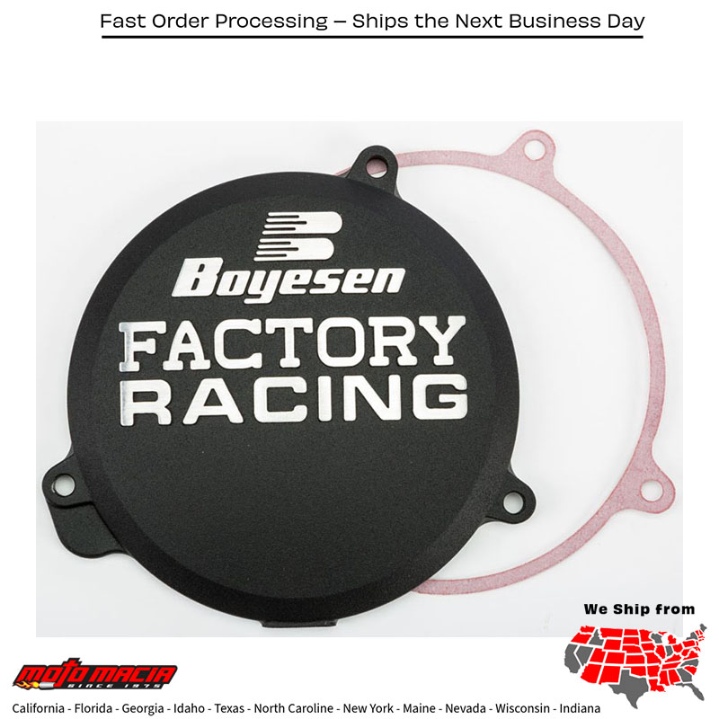 BOYESEN Factory Racing Ignition Cover Yamaha Pw50 Black Pw 50 1981-2018