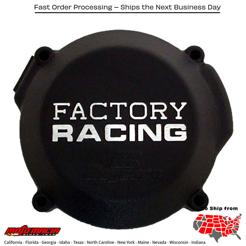 BOYESEN Motorcycle Ignition Cover Black Yamaha Yz125 1992-1993