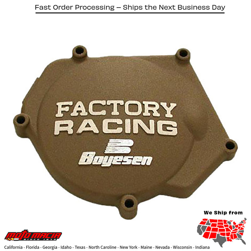 BOYESEN Factory Racing Ignition Cover Magnesium Yamaha Yz250x 2016-2019 Yz25...