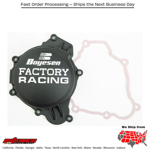 BOYESEN Factory Racing Ignition Cover Black Husqvarna Te 150 2017-2017 Tc more