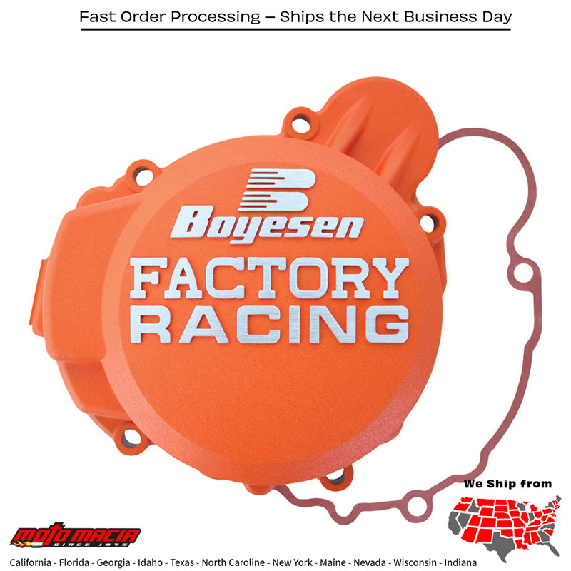 BOYESEN Factory Racing Ignition Cover Orange Ktm 85 Sxs 2012-2015 Husqvarna Tc..
