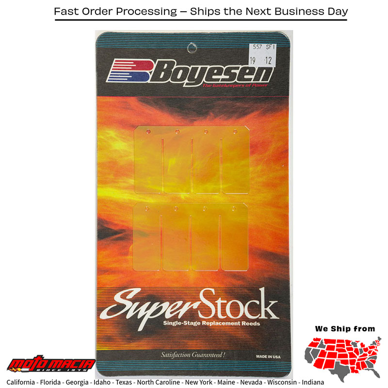 BOYESEN Super Stock Reeds Ski-Doo Expedition Se 600 H.o. E-Tec 154" 2011-2018