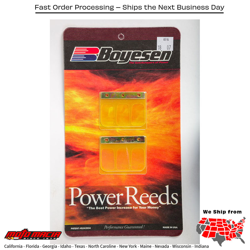BOYESEN Motorcycle Reeds Honda Cr125r 1979-1992 Suzuki Rm125 1987-1988 Yamaha...
