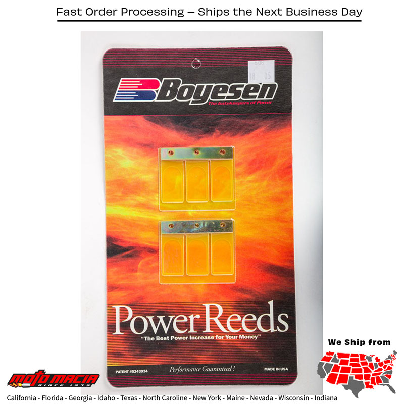 BOYESEN Motorcycle Reeds Husqvarna Cr125 1998-2001 Wr 125 1998-2001 Kawas more