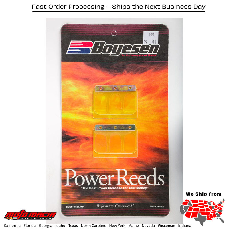 BOYESEN Motorcycle Reeds Yamaha Wr200 1992-1992 It200 1984-1986 It175 more