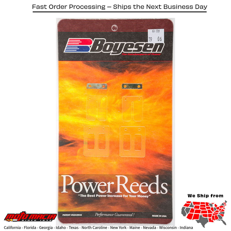 BOYESEN Motorcycle Reeds Polaris Predator 50 2004-2006 Scrambler 50 2001-2003