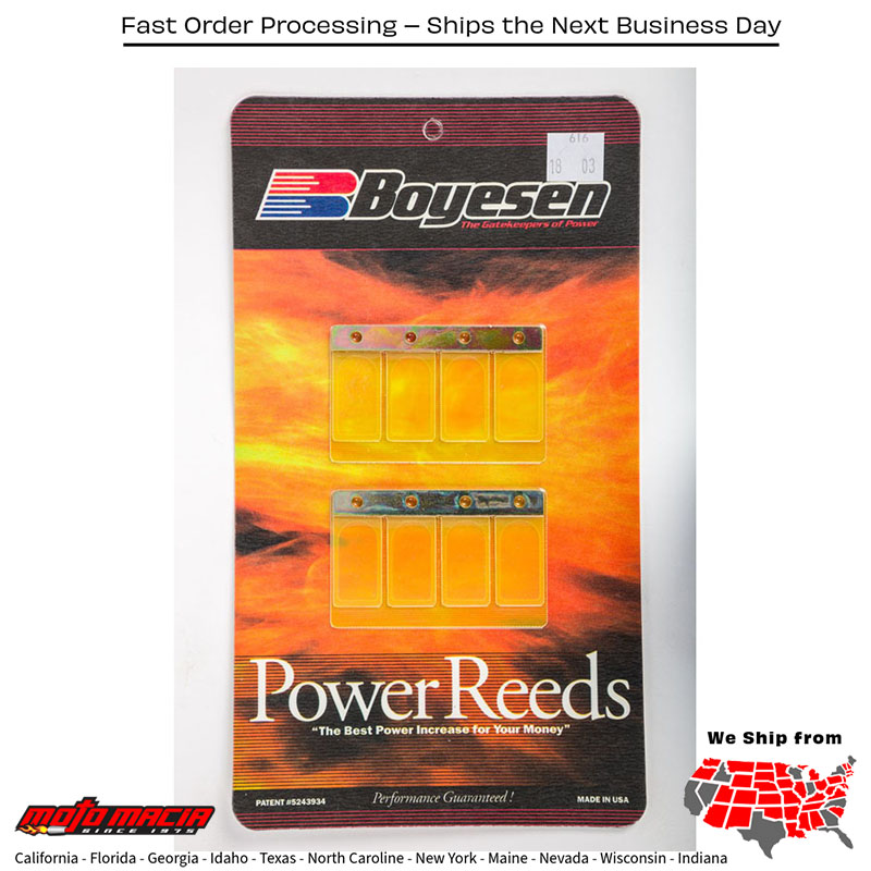 BOYESEN Motorcycle Reeds Husqvarna Wr 250 1982-1988 Cr250 1982-1987 Husqv more