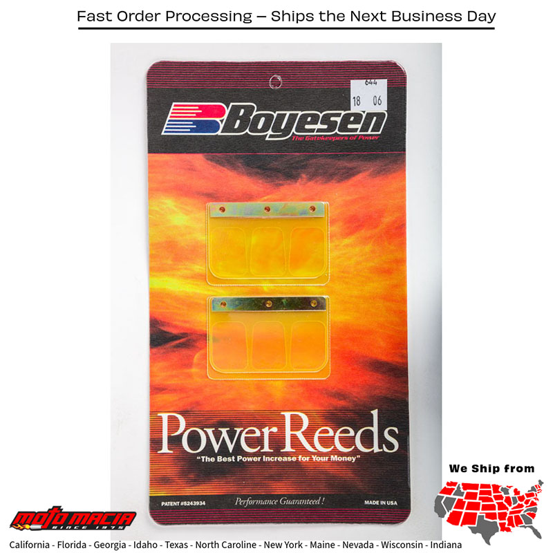 BOYESEN Motorcycle Reeds Yamaha Yz250wr 1990-1990 Yz250 1990-1996