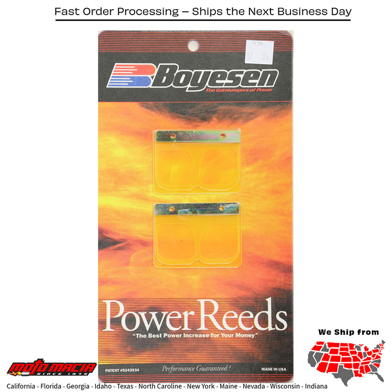 BOYESEN Motorcycle Reeds Suzuki Rm250 1996-1997