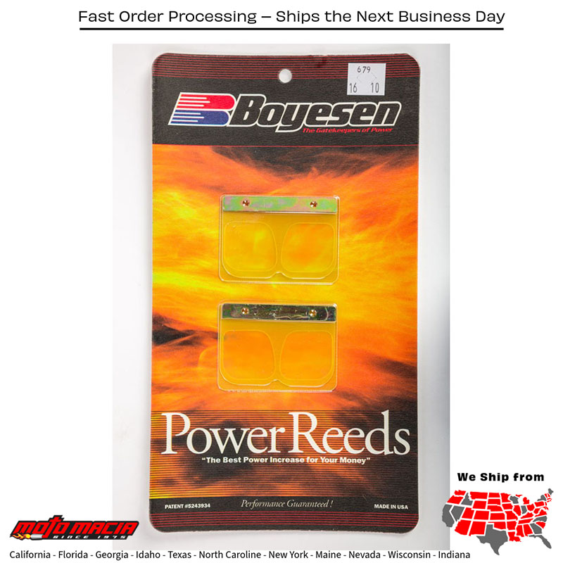 BOYESEN Motorcycle Reeds Yamaha Yz250 1997-1998