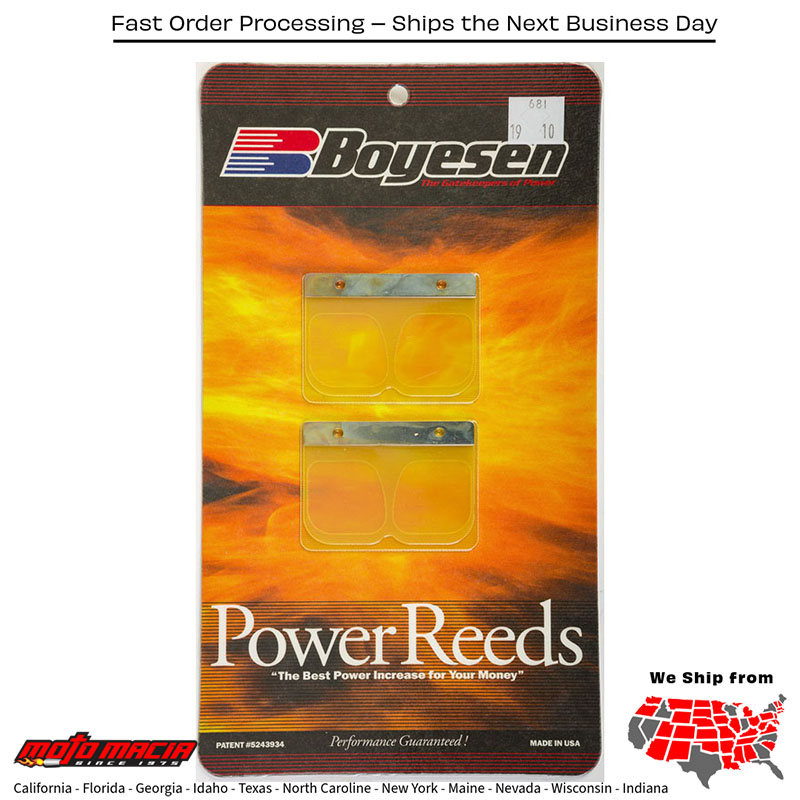 BOYESEN Motorcycle Reeds Suzuki RM250 1998-2000