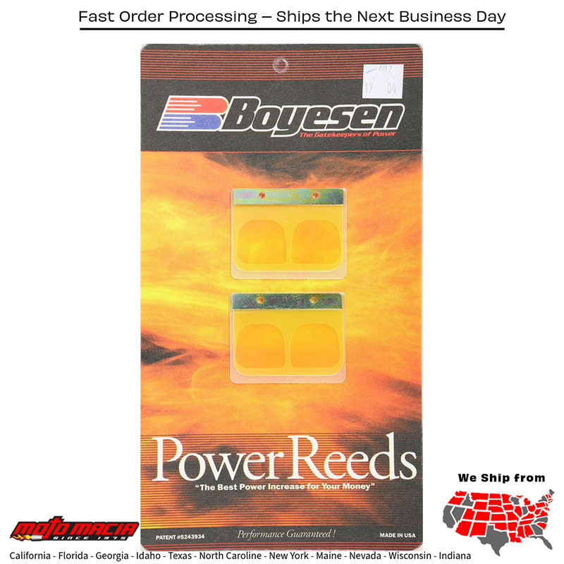 BOYESEN Motorcycle Reeds Suzuki Rm125 1999-2000