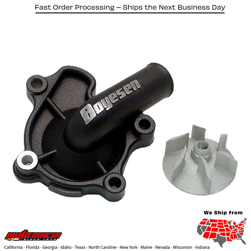 BOYESEN Waterpump Cover & Impeller Kit Black Honda Crf250r 2004-2009 Crf250x...