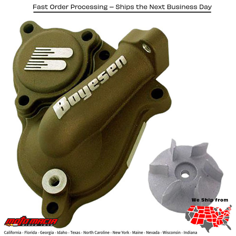 BOYESEN Waterpump Cover & Impeller Kit Magnesium Honda Crf450r 2009-2016