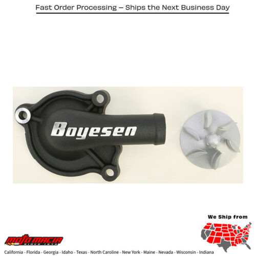 BOYESEN Waterpump Cover & Impeller Kit Black Honda Crf450r 2009-2016