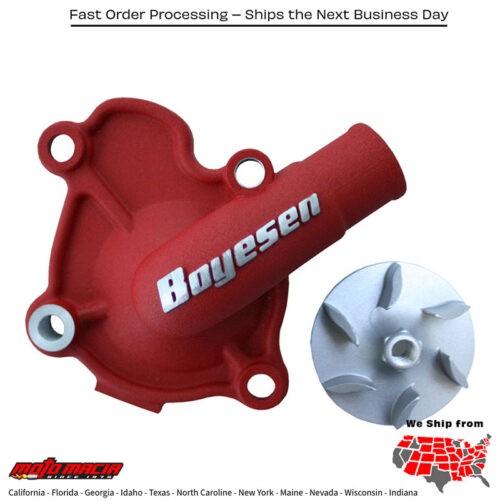 BOYESEN Waterpump Cover & Impeller Kit Red Honda Crf450r 2009-2016