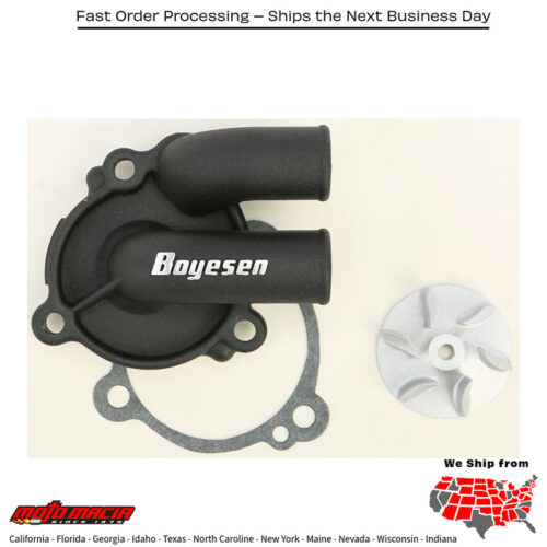 BOYESEN Waterpump Cover & Impeller Kit Black Kawasaki Kx85 2001-2020 Kx100 more