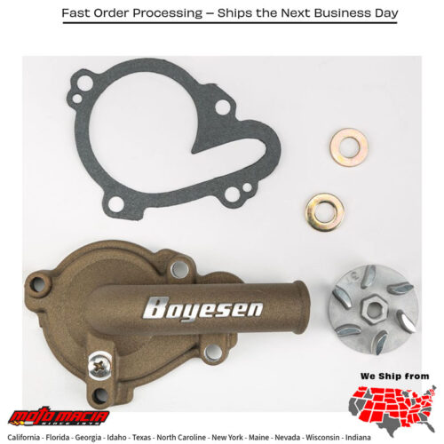BOYESEN Waterpump Cover & Impeller Kit Magnesium Yamaha Yz250f 2001-2013 Wr2...