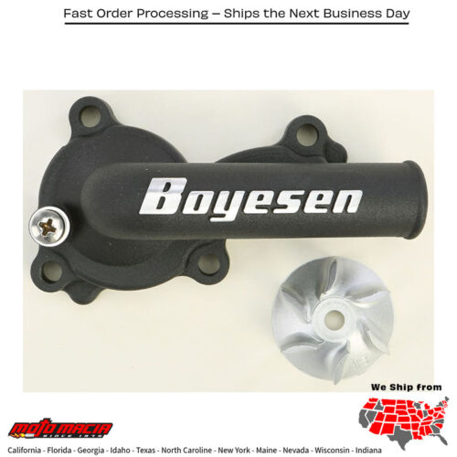 BOYESEN Waterpump Cover & Impeller Kit Black Kawasaki Kx450f 2006-2015 Klx more