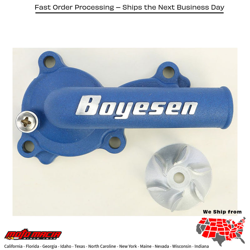 BOYESEN Waterpump Cover & Impeller Kit Blue Kawasaki Kx450f 2006-2015 Klx4 more
