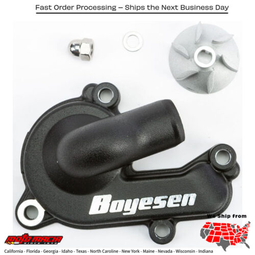 BOYESEN Waterpump Cover & Impeller Kit Black KTM 250 SX-F Edition 2016-2018...