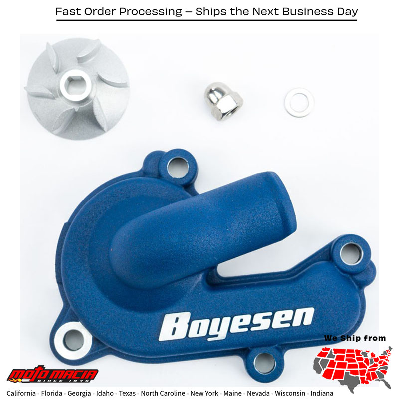 BOYESEN Waterpump Cover & Impeller Kit Blue Husqvarna Fx 350 2017-2019 Ktm...