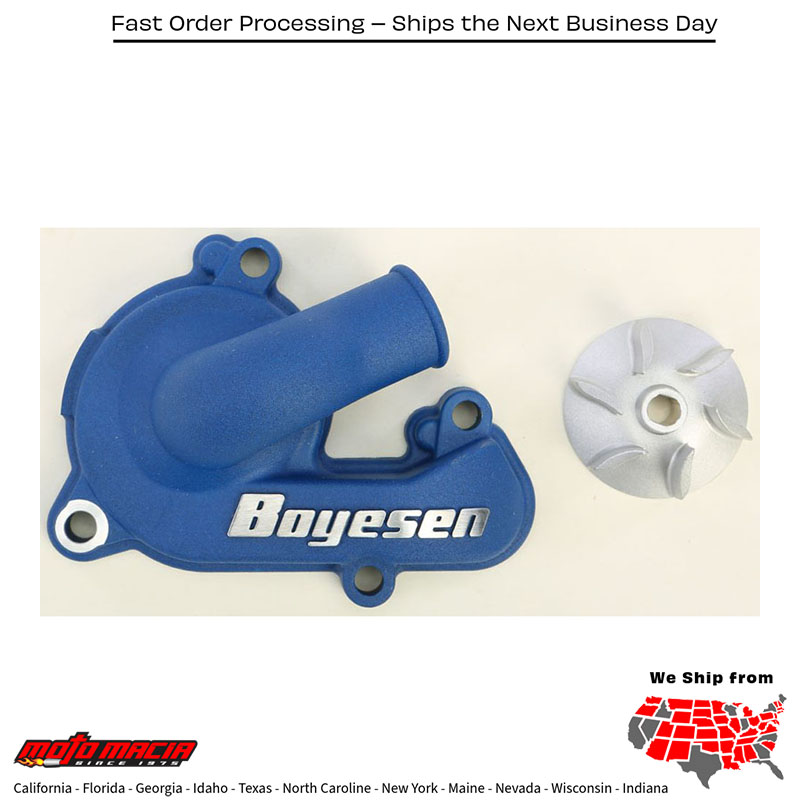 BOYESEN Waterpump Cover & Impeller Kit Blue Husqvarna Fe 350s 2015-2015 Ktm 35..