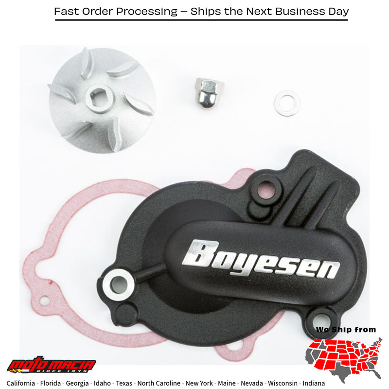 BOYESEN Waterpump Cover & Impeller Kit Black Husqvarna Fx 450 2017-2019 F more