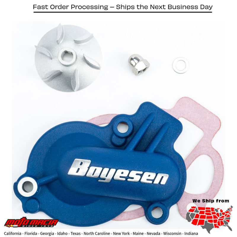 BOYESEN Waterpump Cover & Impeller Kit Blue Husqvarna Fx 450 2017-2019 Fc more