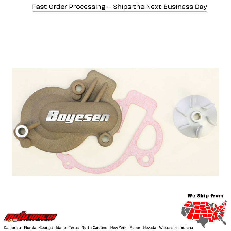 BOYESEN Waterpump Cover & Impeller Kit Magnesium Husqvarna Fx 450 2017-2019 more
