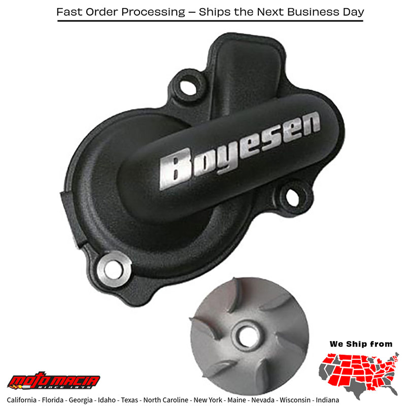 BOYESEN Waterpump Cover & Impeller Kit Black Husqvarna Fe 501s 2015-2015 Ktm...
