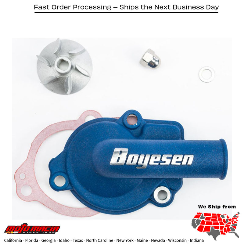 BOYESEN Waterpump Cover & Impeller Kit Blue Ktm 150 Xc-W 2017-2018 Husqvarna...