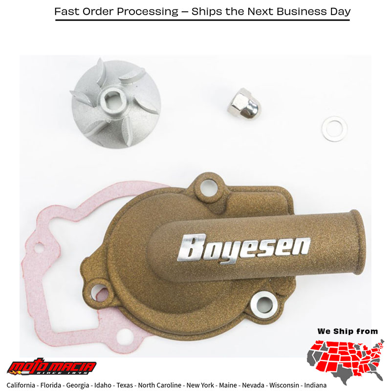 BOYESEN Waterpump Cover & Impeller Kit Magnesium Ktm 150 Xc-W 2017-2019 Husq...