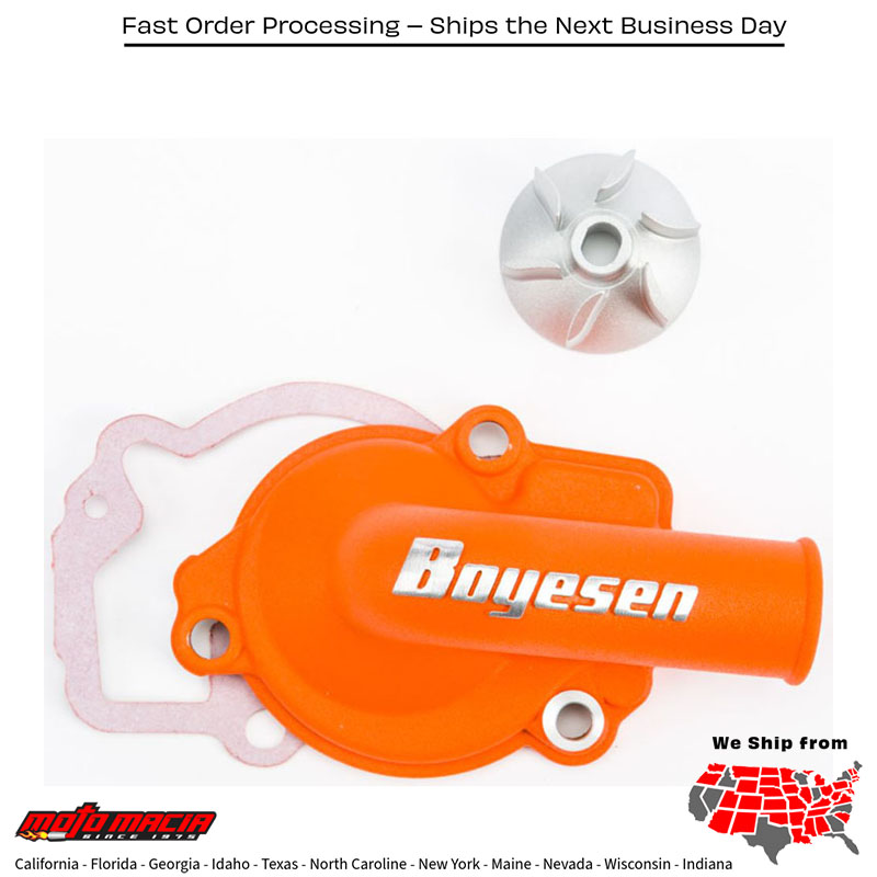 BOYESEN Waterpump Cover & Impeller Kit Orange Ktm 150 Xc-W 2017-2019 Husqvarn...