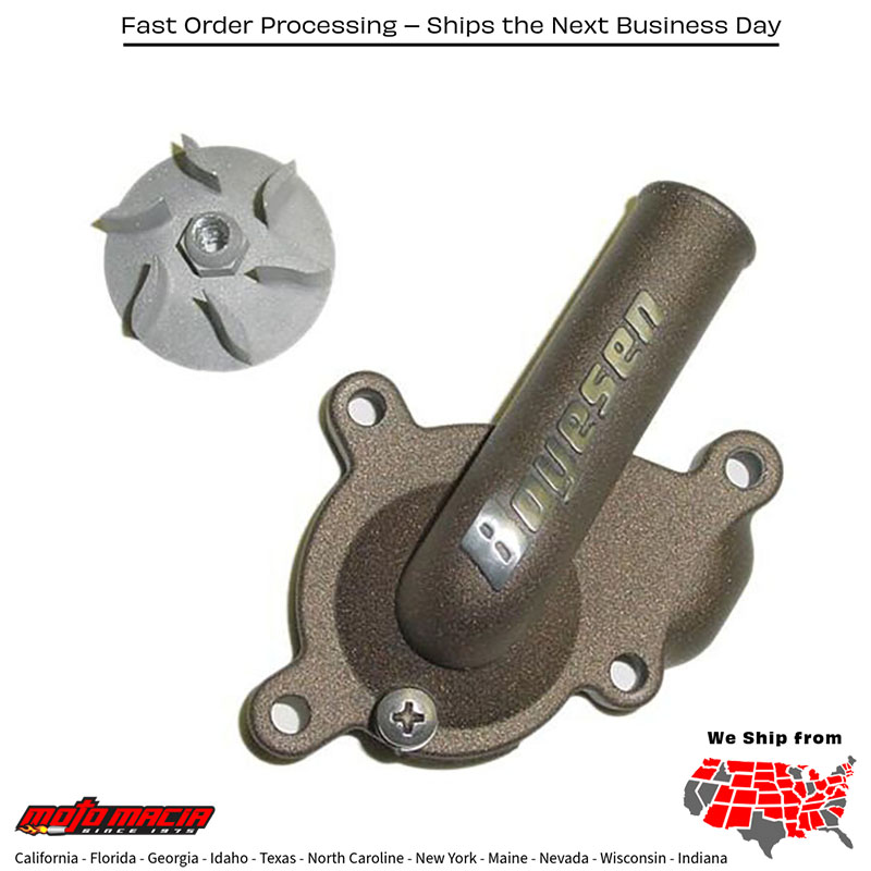 BOYESEN Waterpump Cover & Impeller Kit Magnesium Suzuki Rm250 2005-2008