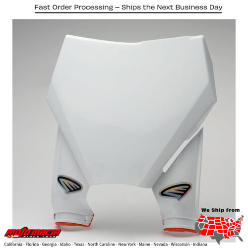 CYCRA Stadium Number Plate White 250 SX-F 350 SX-F 2023-2026...