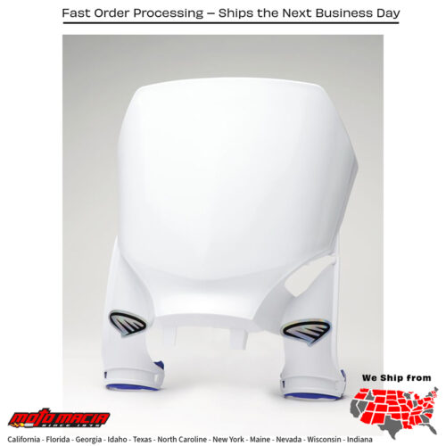 CYCRA Stadium Number Plate White Yamaha Yz450f 2023-2025 Yz250f 2024-2026...
